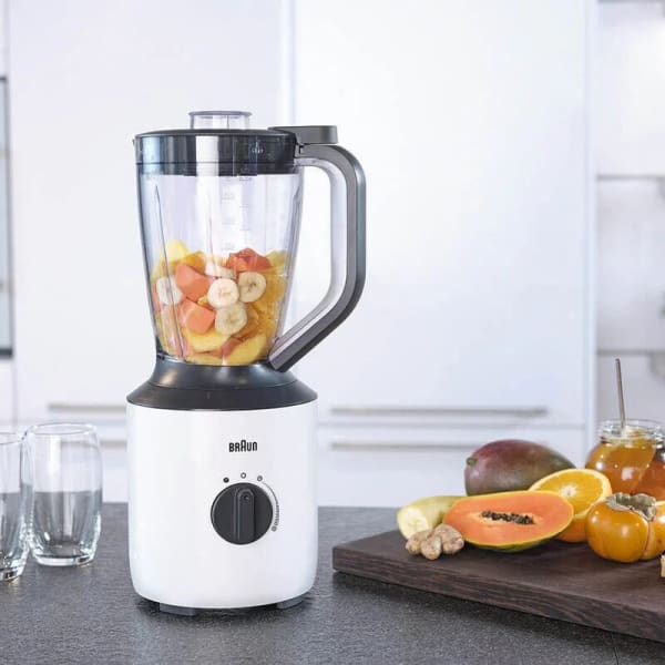 Blender Braun PowerBlend 3 800 W Blanc (JB3100WH) Blender Braun PowerBlend 3 800 W Blanc (JB3100WH)